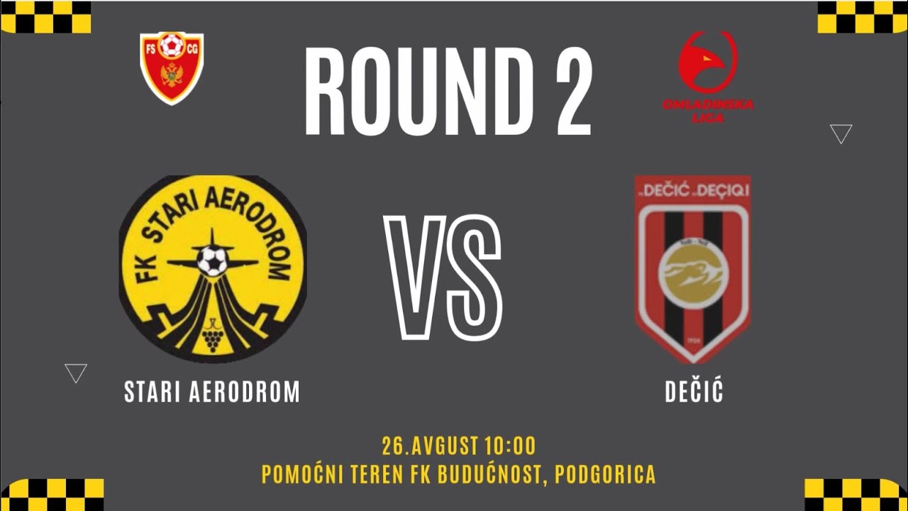Omladinci - FK Stari Aerodrom vs FK Dečić