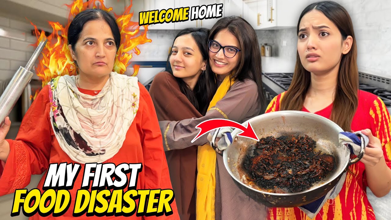 My First FOOD DISASTER😱|Rabia or Iqra ki Surprise Entry🤩|Sistrology