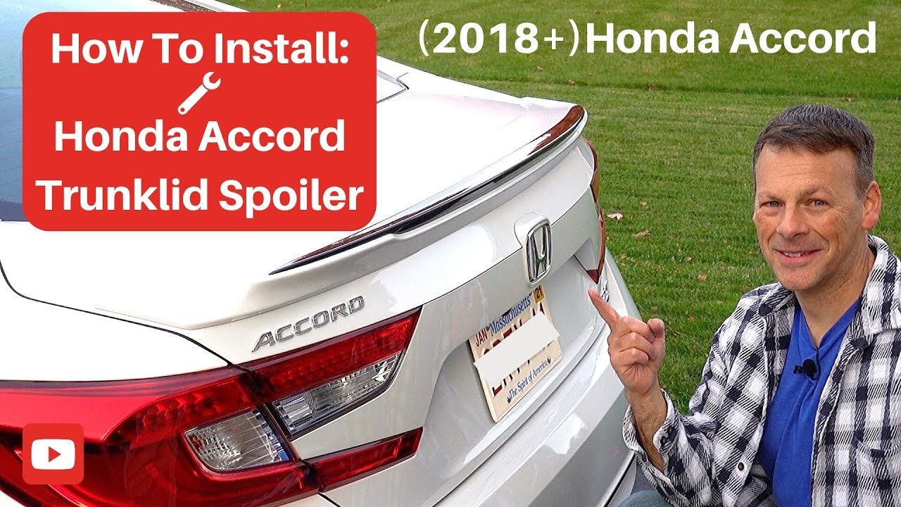 2019 Honda Accord Rear Spoiler Install (EASY INSTALL?)