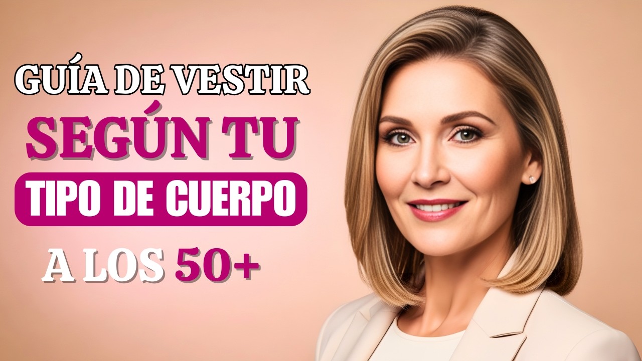 Guía de VESTIR SEGÚN tu TIPO DE CUERPO a los 50+ (con ejemplos reales)