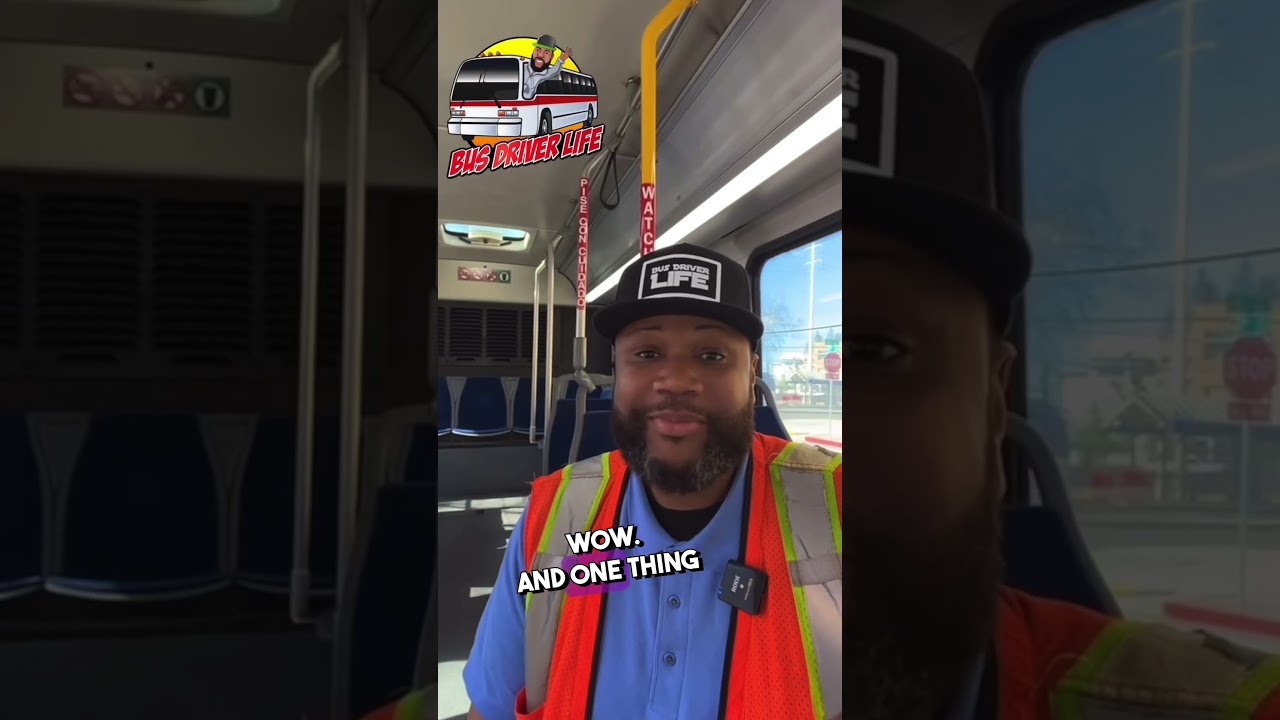 One Of The Challenges Of Being A Bus Driver.. #busdrivers #publictransport