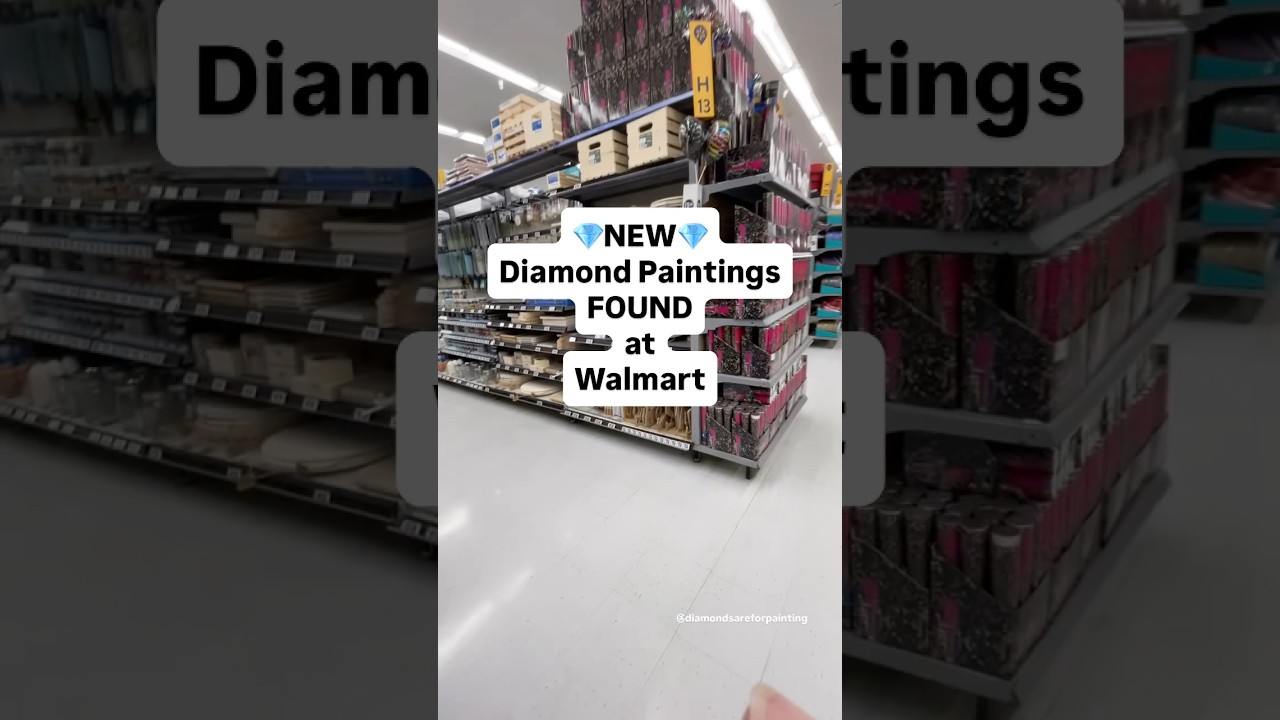 💎NEW Diamond Art Kits at Walmart #craftastherapy #diamondpainting
