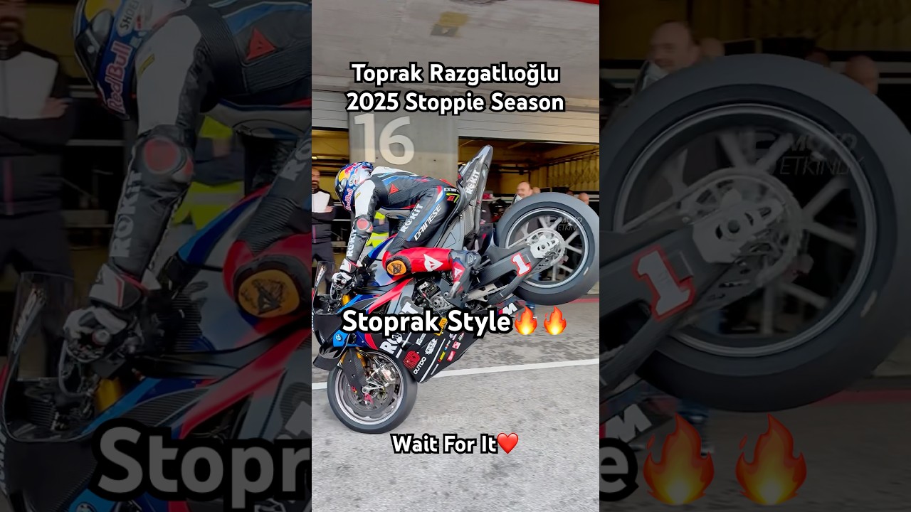 Toprak Razgatlıoğlu #Stoppie Season Has Started! #ToprakStoppie #ToprakRazgatlioglu #BMW #M1000RR