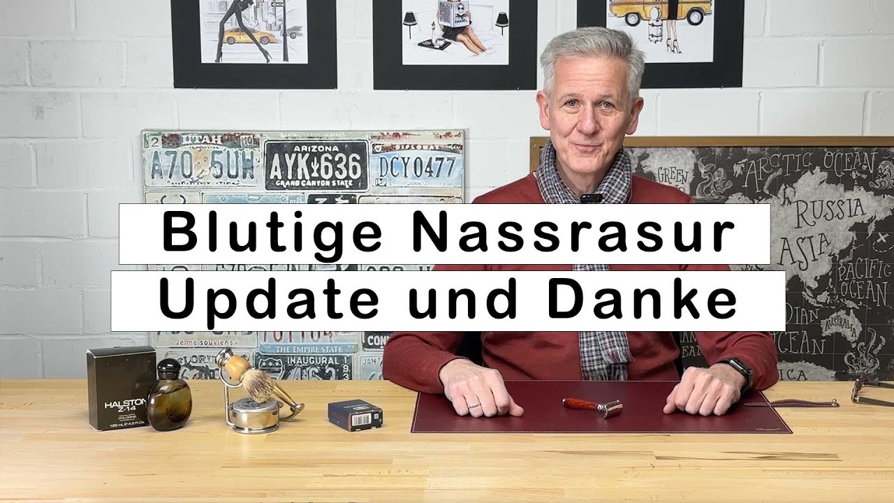 Blutige Nassrasur - Update und Danke