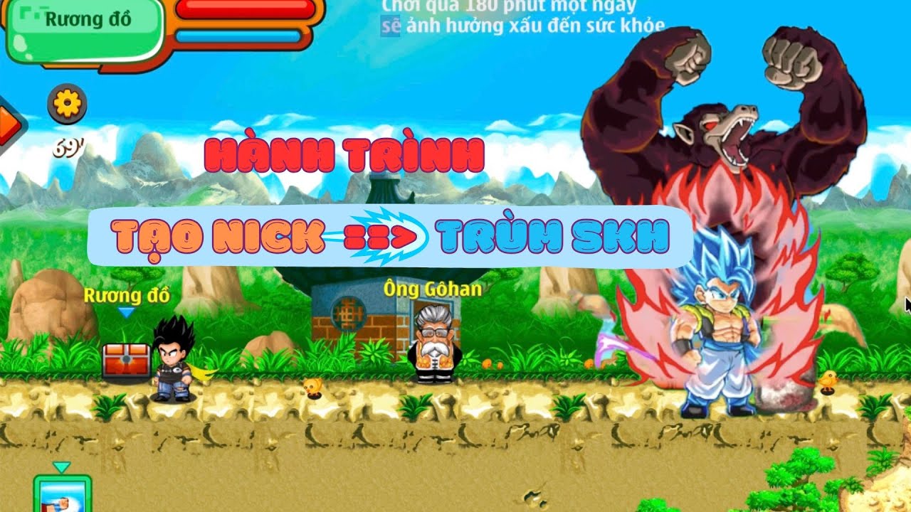 Ngọc Rồng Online - Từ Sơ Sinh Đến Trùm Kame