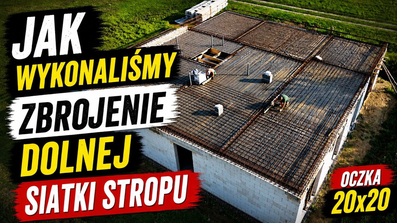 51.  Zbrojenie dolne stropu monolitycznego - jak je wykonać?