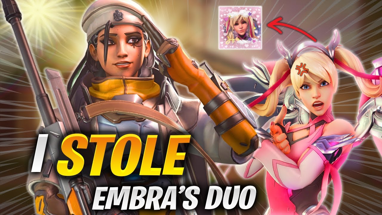I STOLE Embra's Duo FT @TheLatinoOW - Masters Mercy Gameplay Overwatch 2