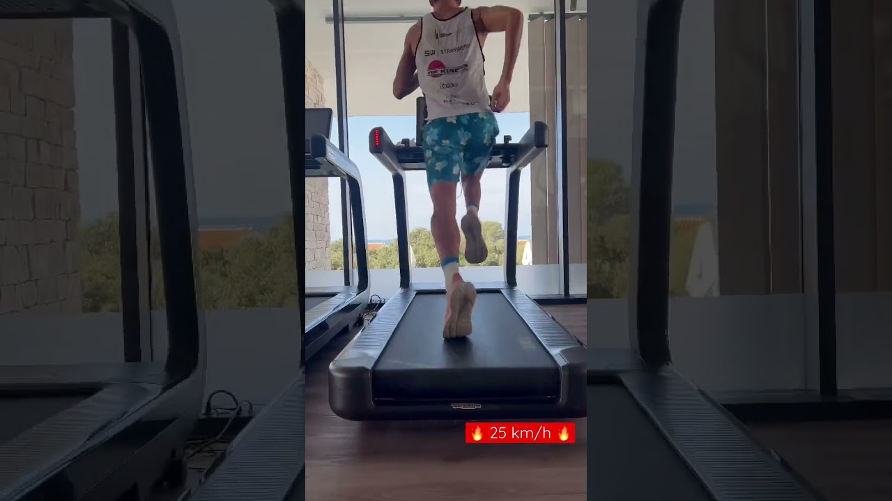 Je cours &agrave; la vitesse maximum du tapis de course 🤯🤯🤯