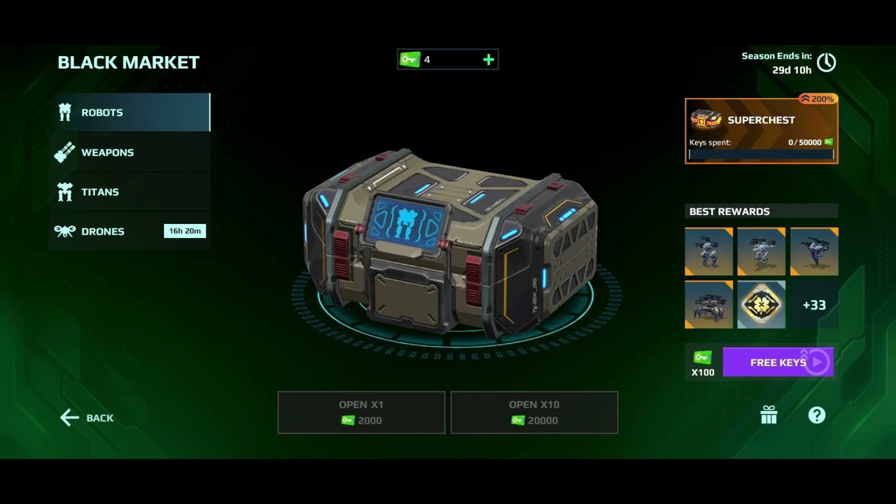 #warrobots New Black Market it&rsquo;s Here