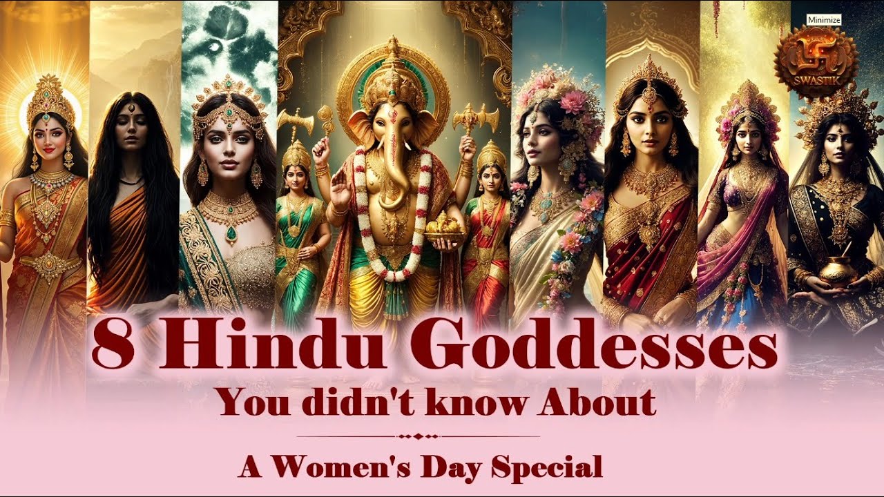 8 Hindu Goddesses You didn't know About | A Women's Day Special | Swastik Global