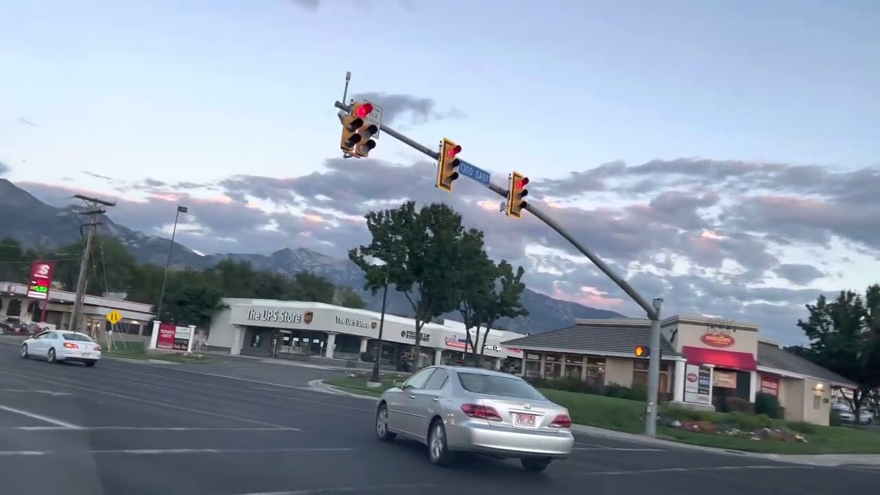 Evening Drive in Murray, Midvale, and Sandy, Utah