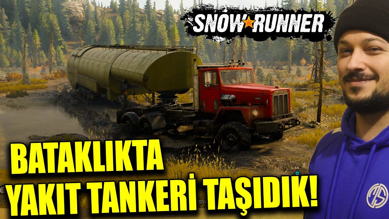 İMKANSIZ BATAKLIK YOLDA DEV YAKIT TANKERİ TAŞIDIK!! SNOWRUNNER KARİYER! SNOWRUNNER #1