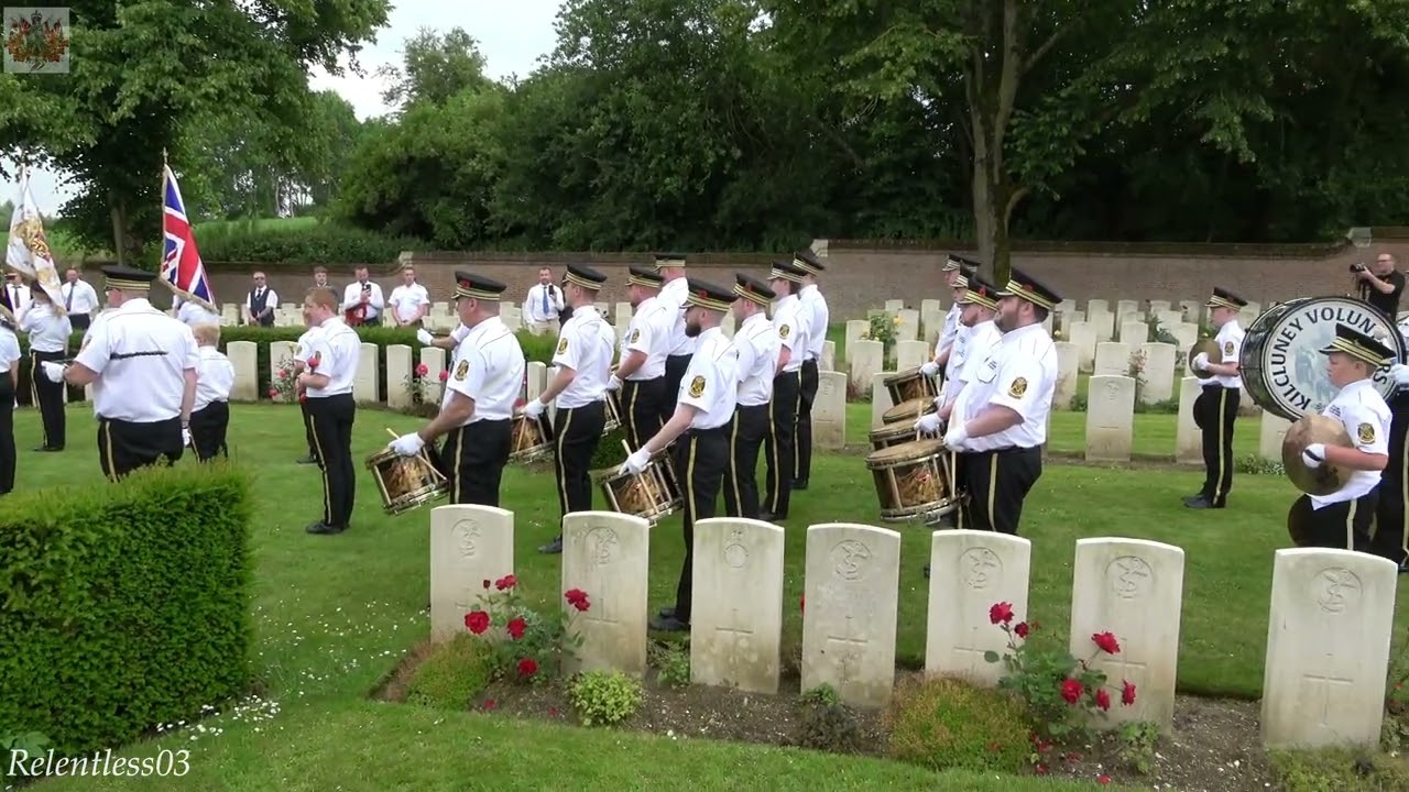 Kilcluney Volunteers (No.2) @ Ancre British Cemetery ~ 20/06/24 (4K)