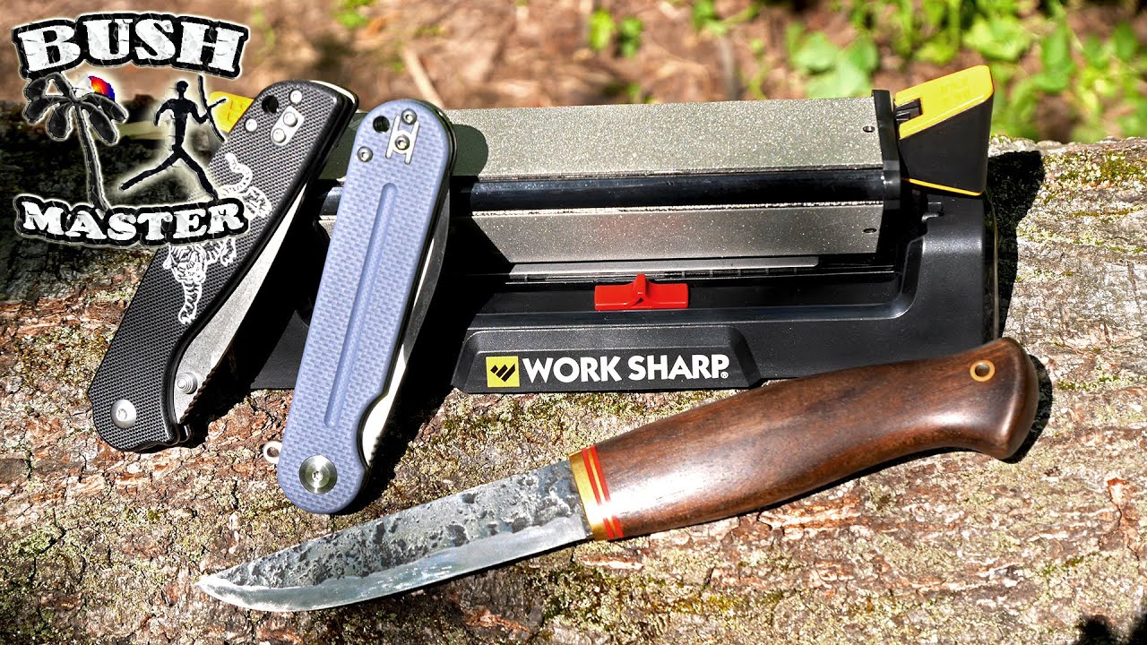 Work Sharp Benchstone Sharpener. Discount in the video description.