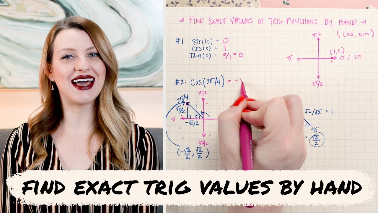 How to evaluate sine, cosine, tangent by hand (radians) | Math Hacks