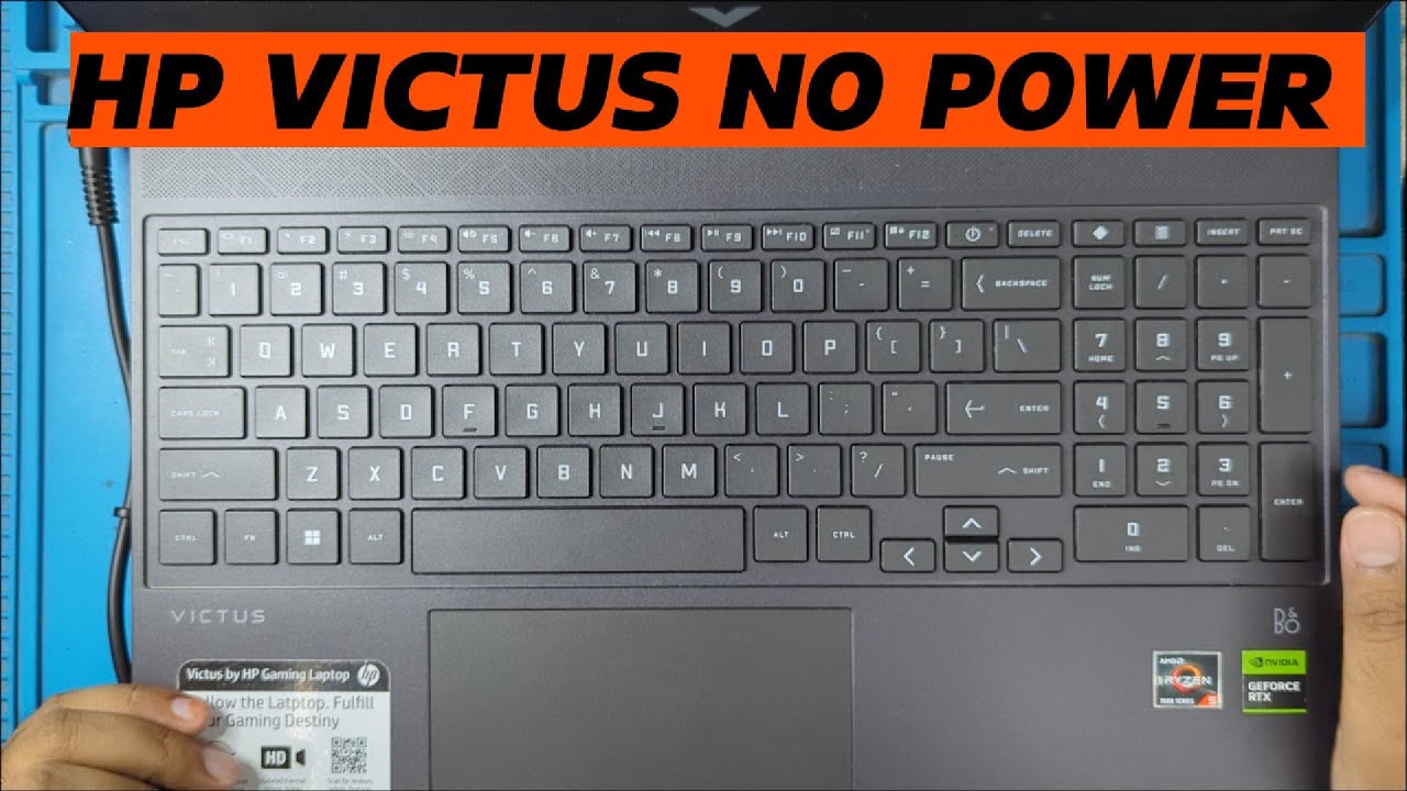 HP VICTUS 15-FB****NR GAMING  LAPTOP  - DAG3PRMB8D0 - NO POWER REPAIR