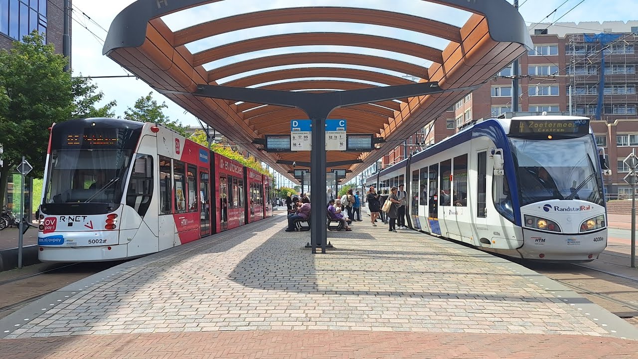 Trams op Station Den Haag HS / Trams at Station The Hague HS #trams 