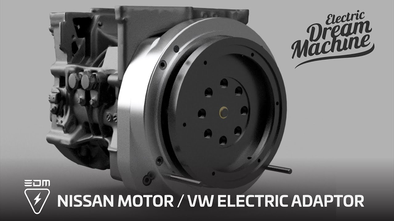 Rev Up Your Volkswagen: Convert to Electric with Our EDM Nissan Motor/VW Gearbox Adaptorplate!