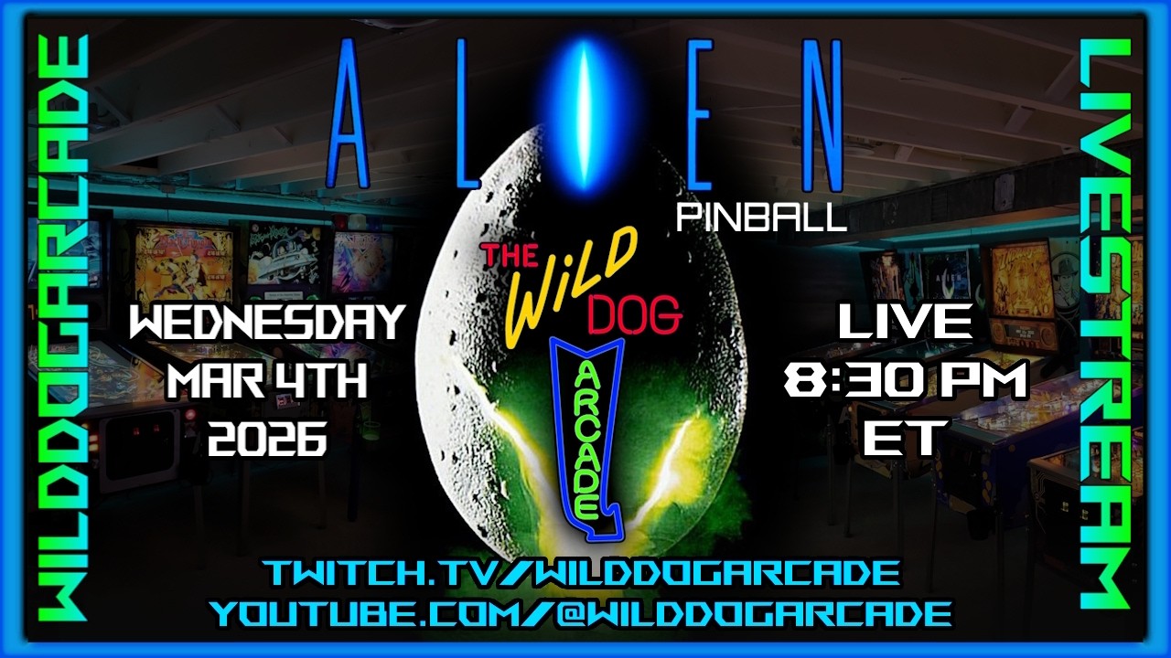 Fighting for survival in Alien Pinball! 8:30 pm ET, Wed, Mar 4th, 2026