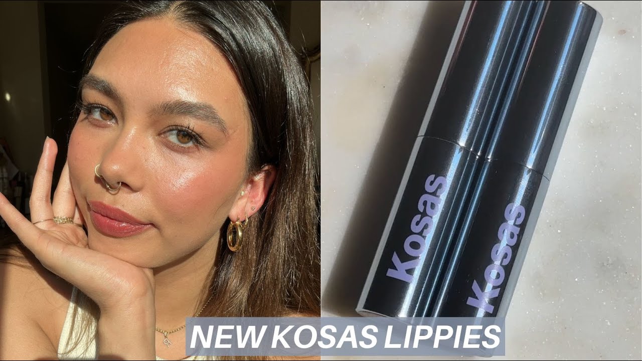 New Kosas Wet Stick and Weightless Lipstick Review | Swatches & Try On!