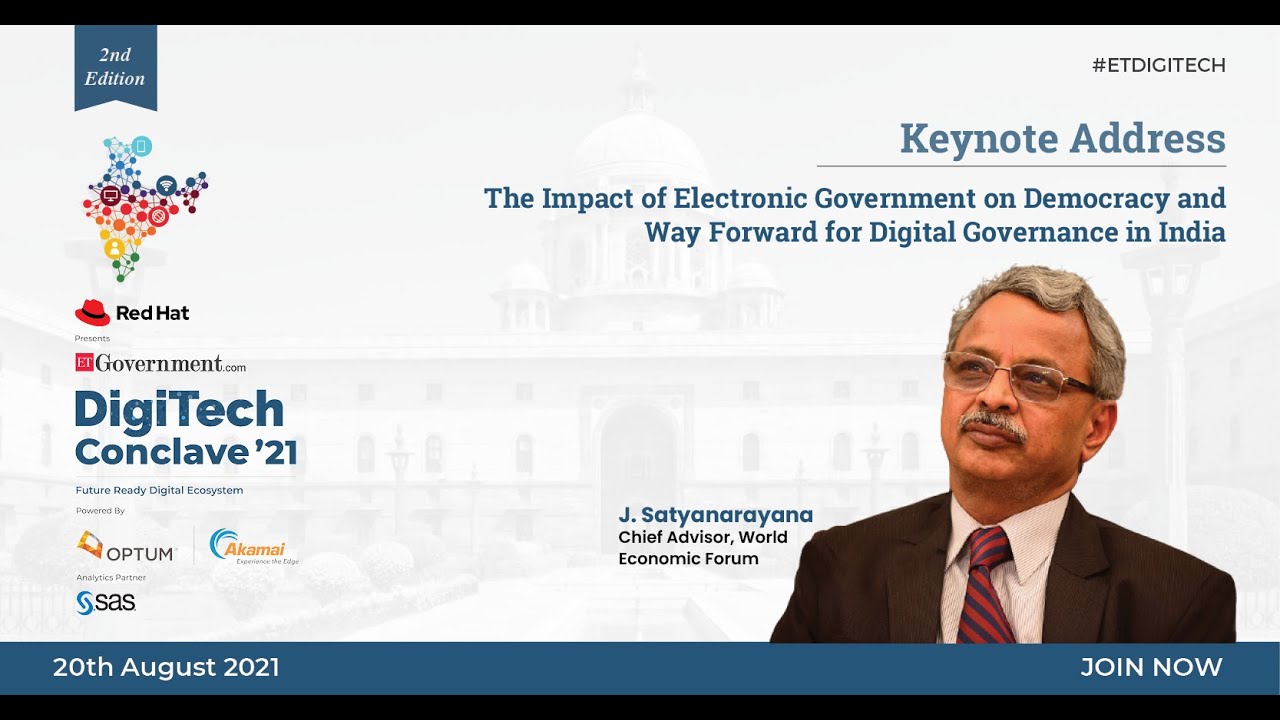 The impact of Electronic Government on Democracy and Way Forward for Digital Governance in India