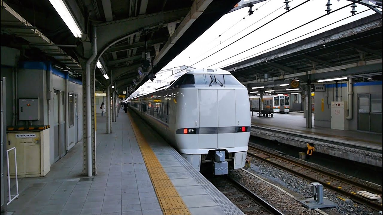 JR西日本 特急しらさぎ３号 （683系運行） 超広角車窓 米原より進行左側 名古屋～米原～金沢・和倉温泉
