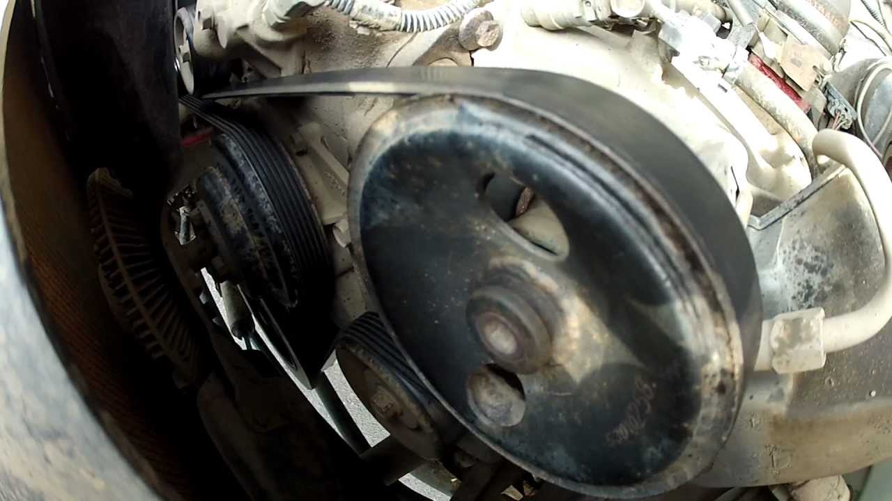 Changing the Serpentine belt on a Jeep Wrangler Tj