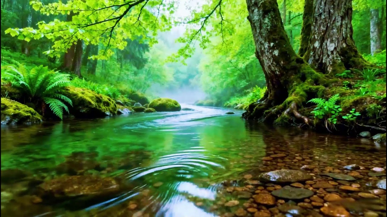 Forest Stream Sounds and Birdsong, 8 Hour of Nature Sounds for Sleep and Relaxation