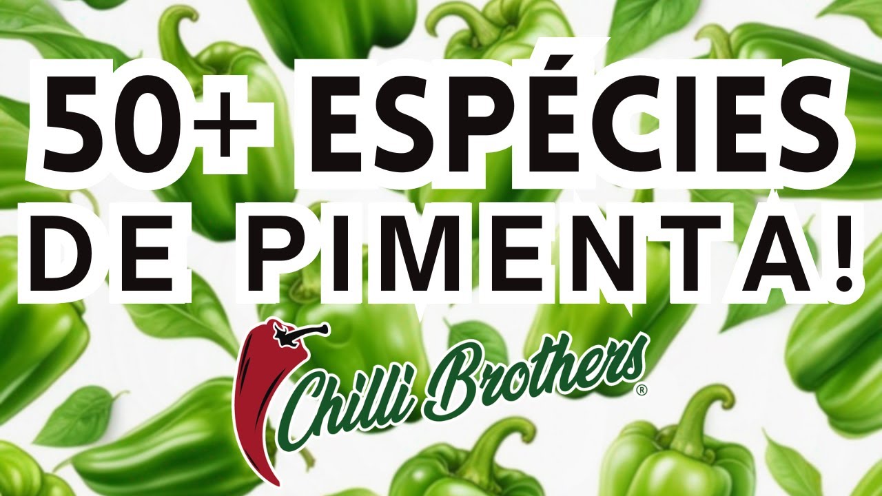 Tour pela nossa plantação de PIMENTAS RARAS E EXÓTICAS! - Mais de 50 variedades de pimenta