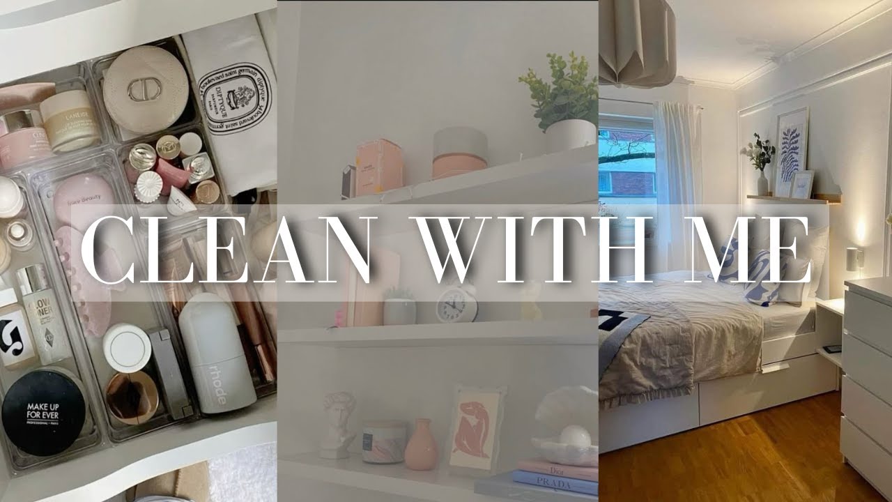 UKLÍZENÍ 🧼| Kosmetického stolku, poličky | RELAX 🧖🏻‍♀️| Lucika