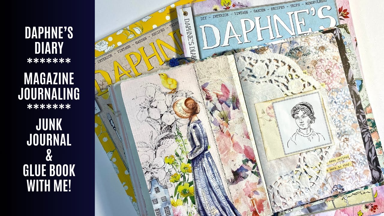 🌸 Журнал «Дневник Дафны» / Журнал-мусор / Книга-мусор для меня / Идеи для журнала-мусора 🌸