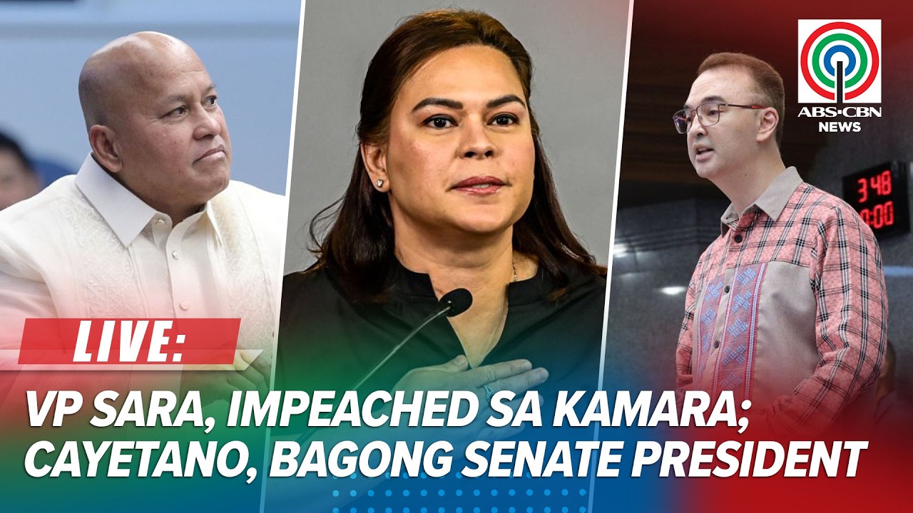 LIVE: ANC Special Coverage: House impeaches VP Sara; Cayetano is new SP | May 11, 2026