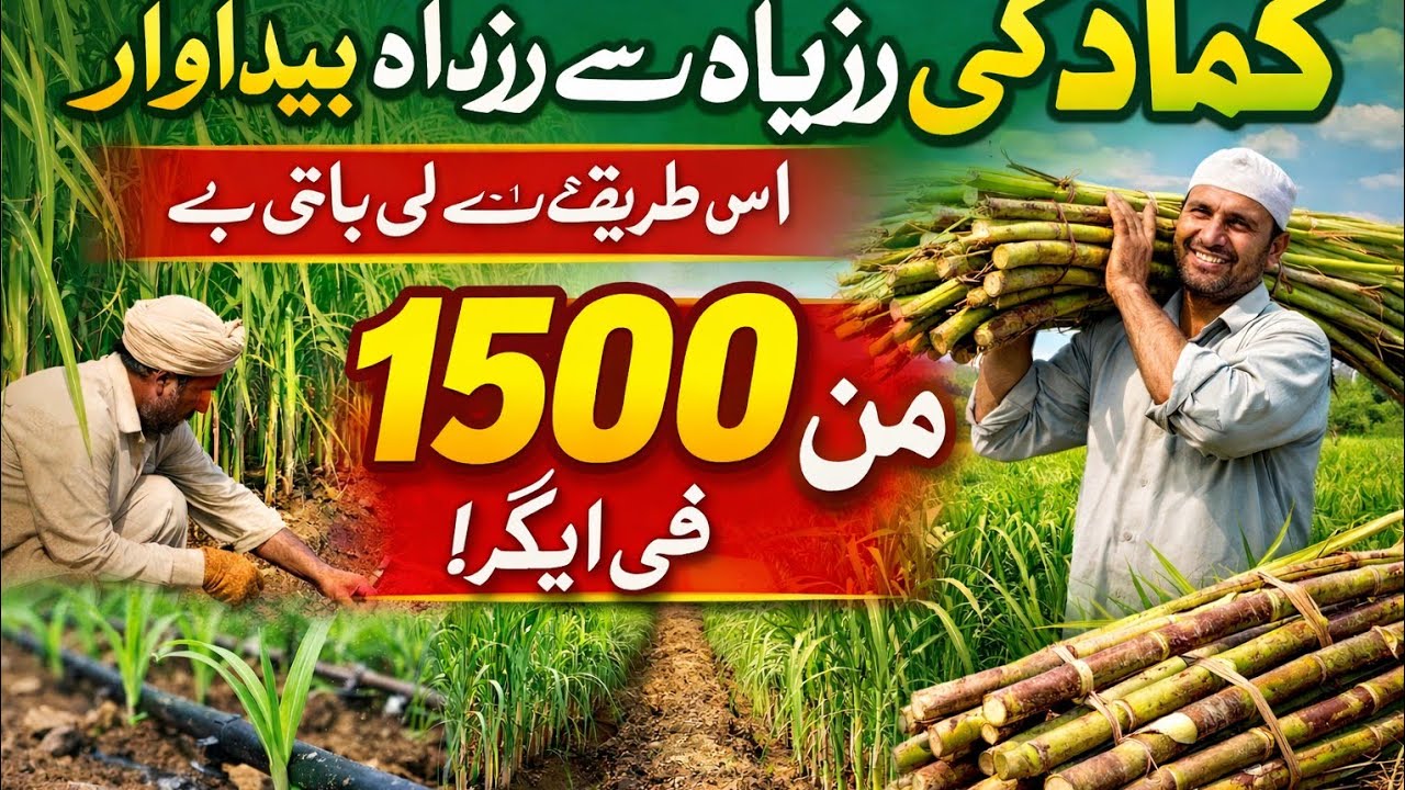 “کماد کی فصل زیادہ پیداوار کیسے حاصل کی جائے”