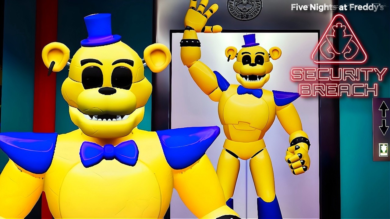 GOLDEN FREDDY ME AYUDA A PELEAR CONTRA BURNTRAP + TODOS LOS FINALES 3D