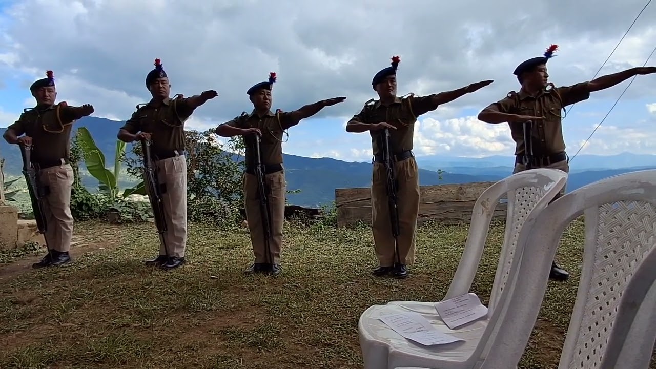 Guard of Honour|Last respect to Lt. Zavepra Kezo #video #DEF Phek #Nagaland 
