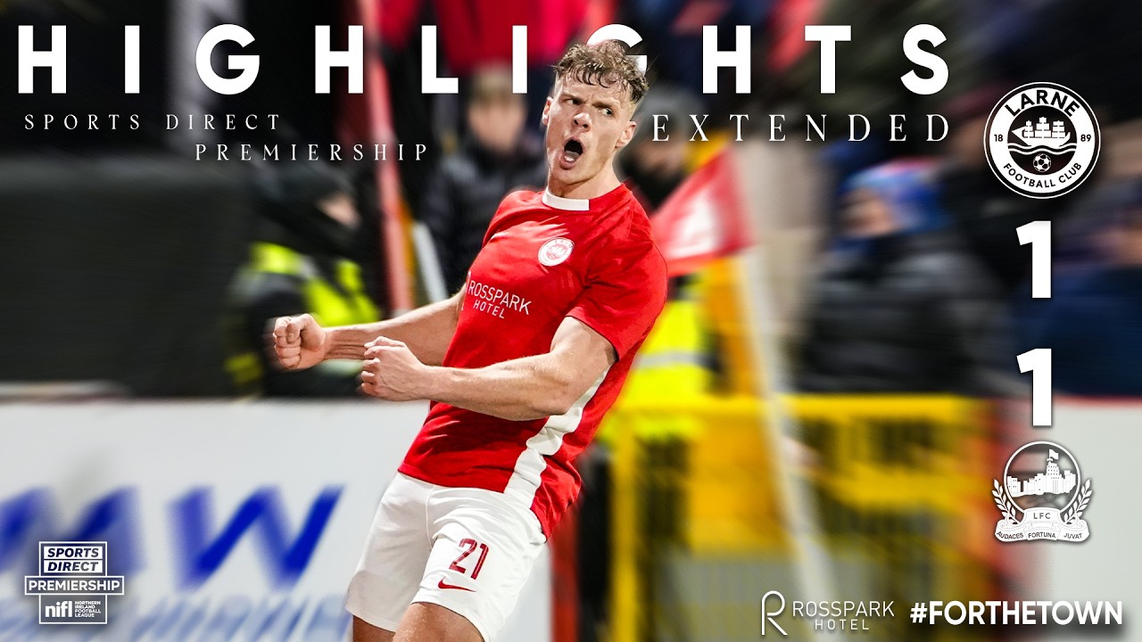 HONOURS EVEN IN TITLE RACE CLASH ⚔️ | Larne v Linfield | Extended Highlights