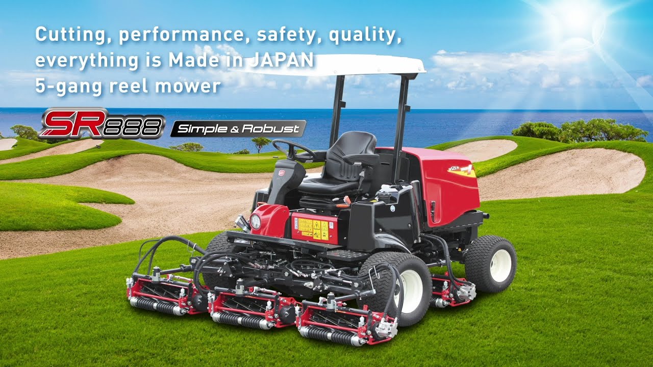 SHIBAURA Ride-On 5-Gang Reel Fairway Mower 「SR888」