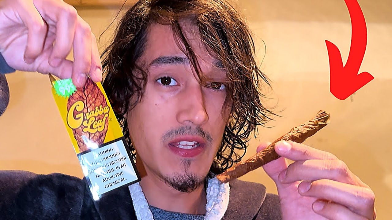 REAL Grabba Leaf Blunt (FIRST TIME REVIEW)