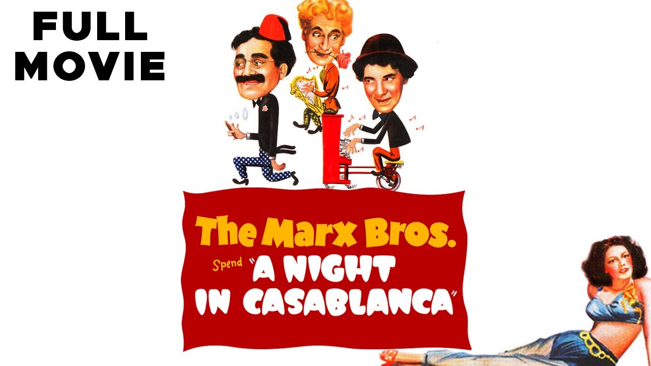 A Night In Casablanca | FULL MOVIE | The Marx Brothers | B&W Post-War Comedy