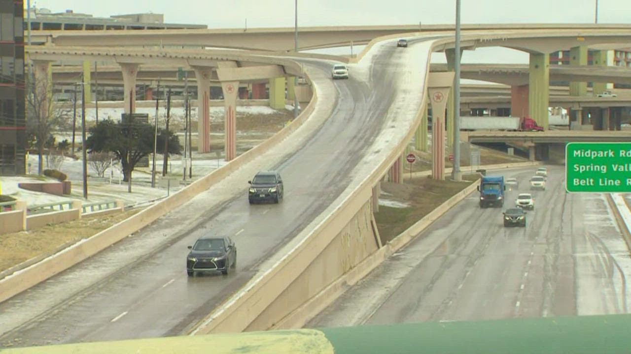 DFW winter storm: High Five a trouble spot on icy Dallas roads