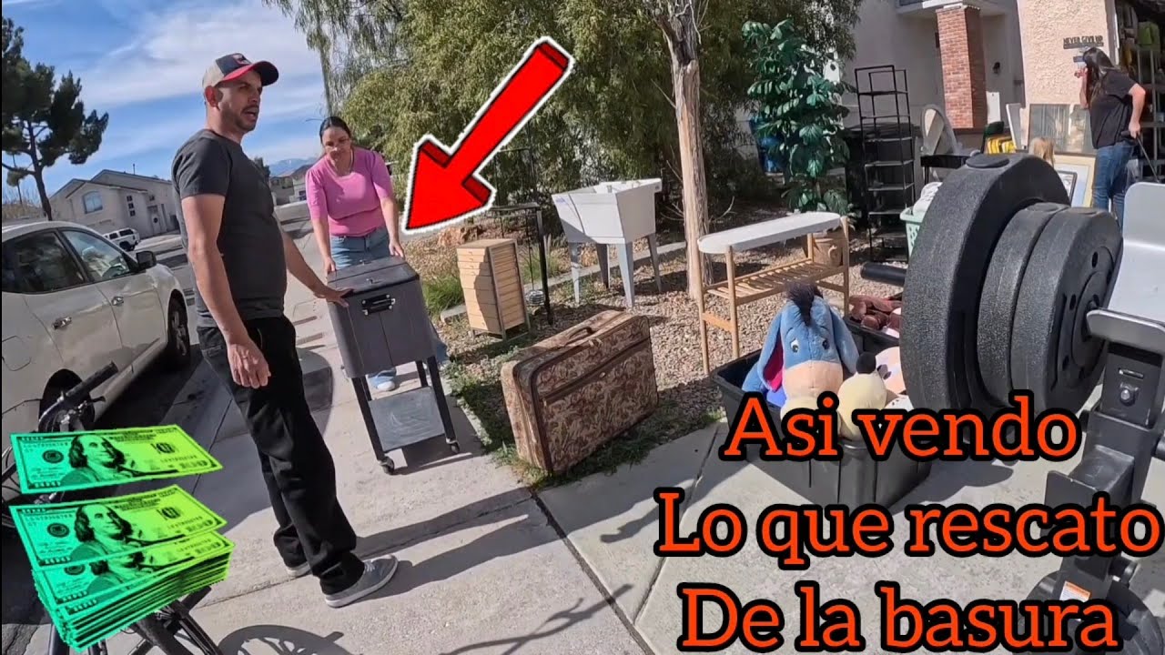 Venta de GARAGE de Lo que Tiran los MILLONARIOS en USA 🇺🇸 