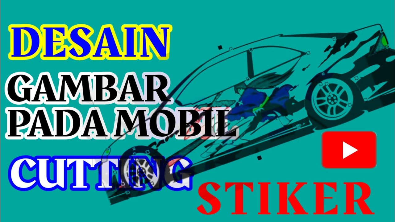 desain gambar untuk cutting stiker dan printing
