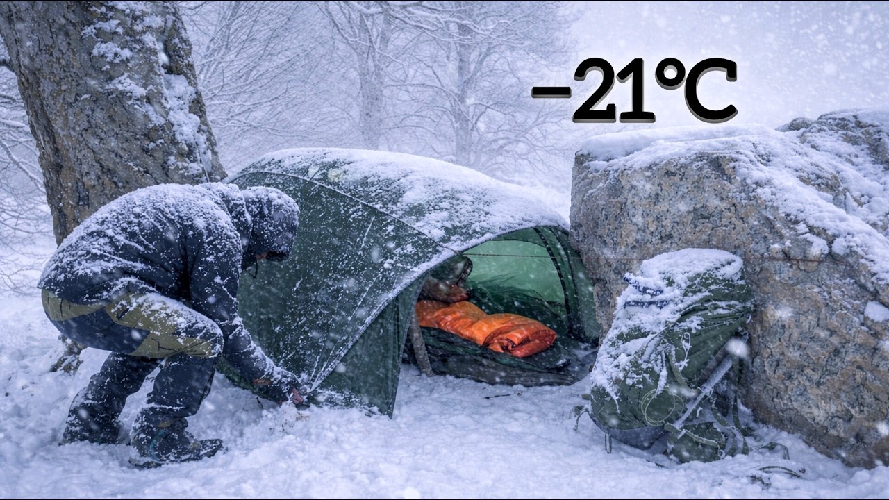 Can I survive in -21°C in the mountains without water or food?