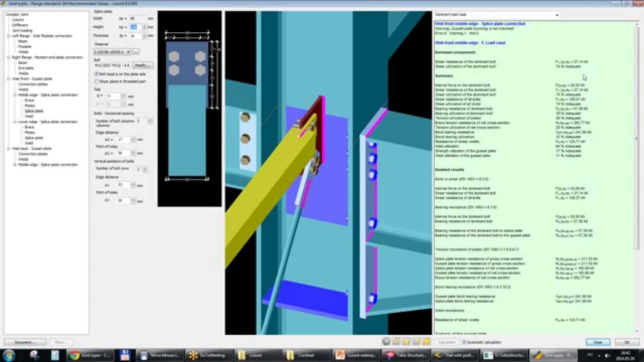 csJoint webinar - complex connection design for steel structures