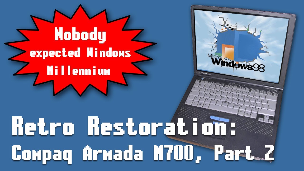 Restoring a Compaq Armada M700: the failed recovery  (part 2)