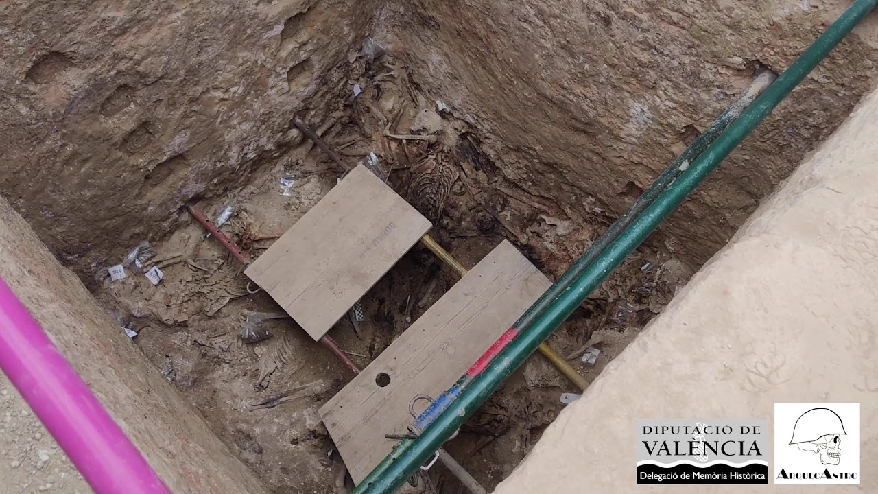 Explicación Trabajos Fosa 111 del Cementerio de Paterna (Semana VIII).