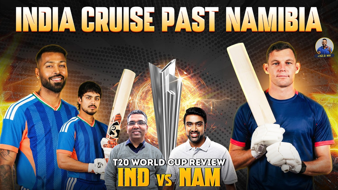 India Cruise Past Namibia 🇮🇳 | Hardik & Ishan Shine 💥 | Erasmus Fight