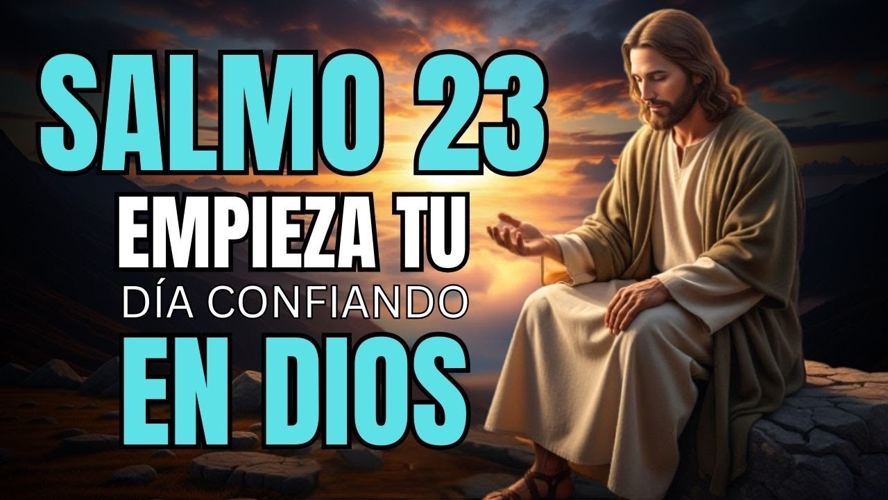 ORACIÓN de la MAÑANA con SALMO 23:1 | El SEÑOR es mi PASTOR, NADA me FALTARÁ