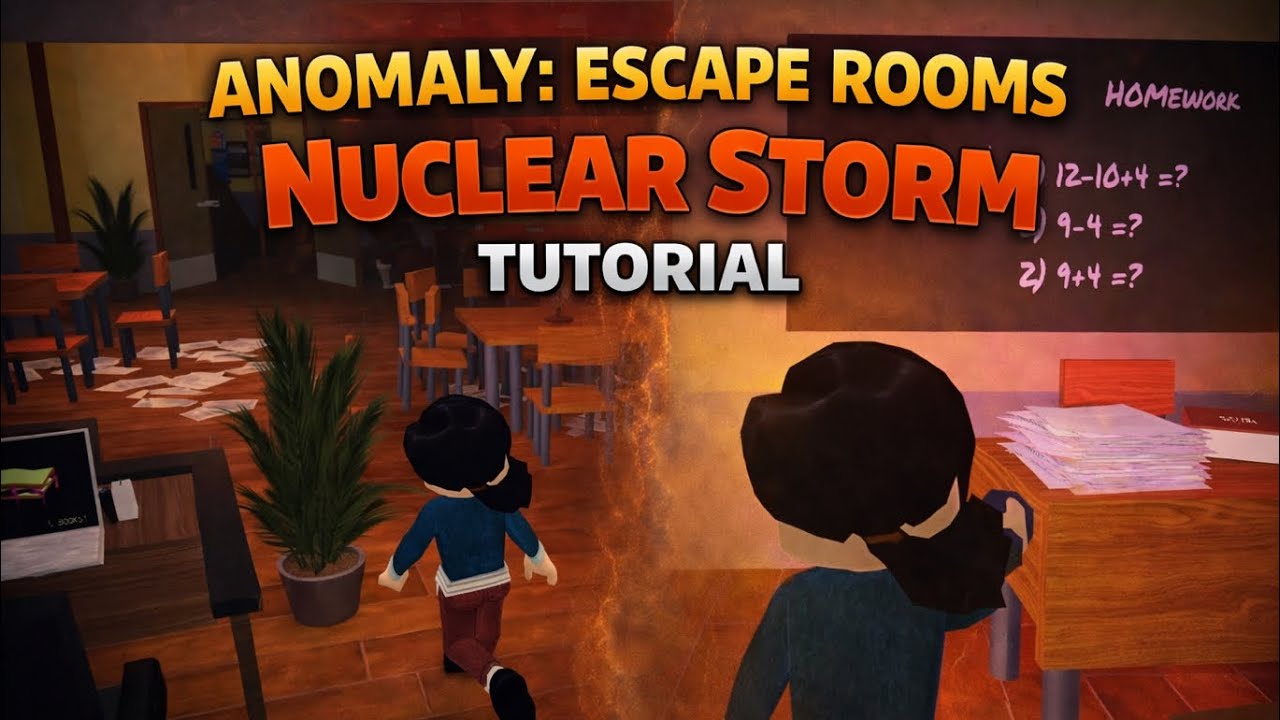 🔎Roblox ANOMALY: Escape Room NUCLEAR STORM Tutorial / Walkthrough (Standart Mode) English