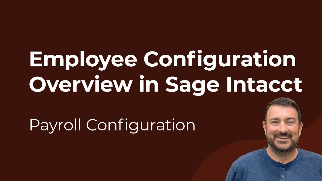 Sage Intacct Payroll: Обзор настроек для сотрудников